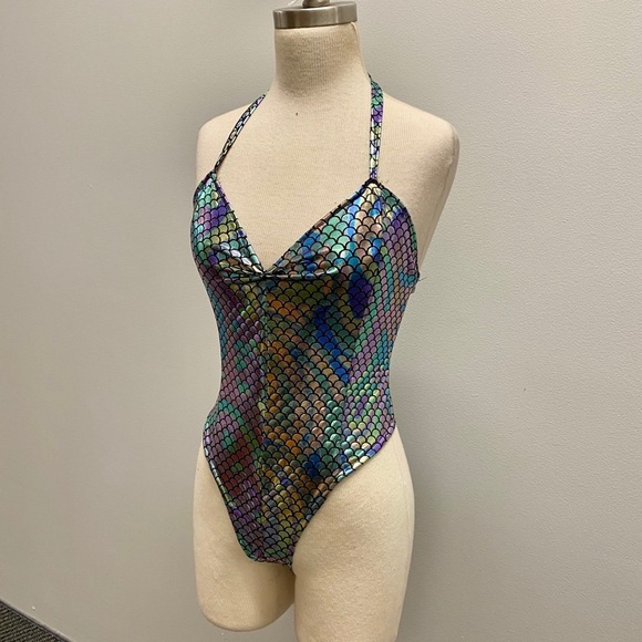 Mermaid print bodysuit - Picture 6 of 7